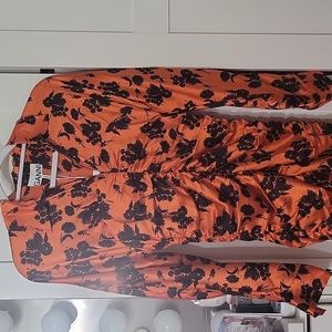 GANNI shirt Dress NWT Size 34